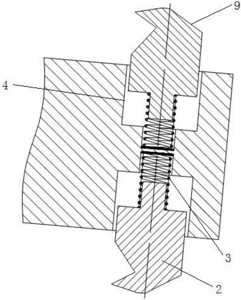 Disassembling mechanism and disassembling method for tuyere small sleeve and disassembling method for disassembling mechanism