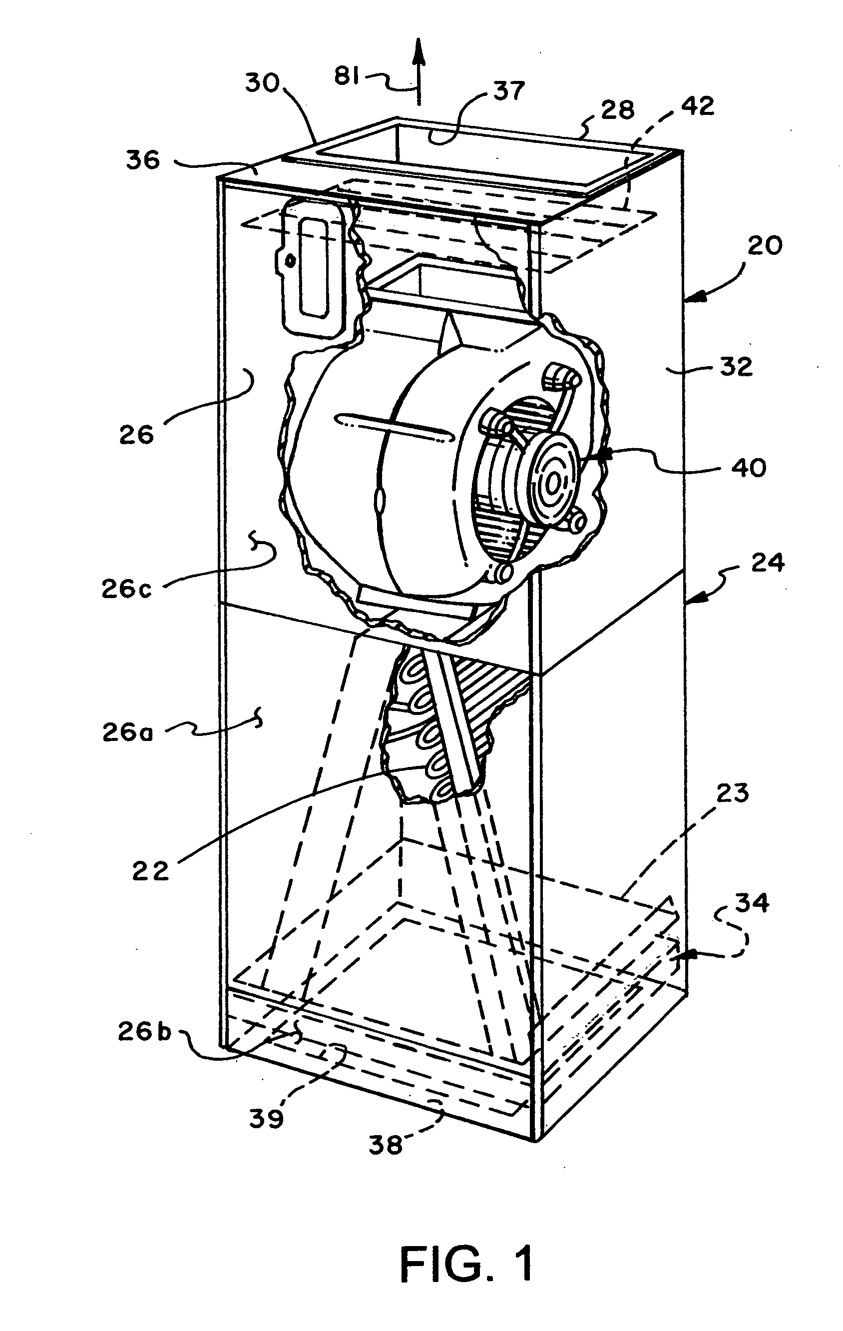 Air conditioning apparatus with integrated air filtration system