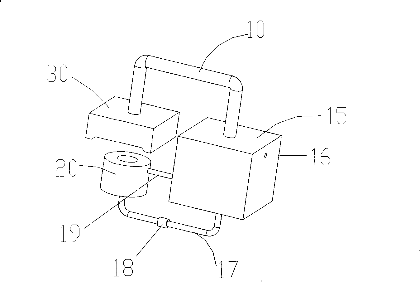 Device for recycling oil fume and using method thereof