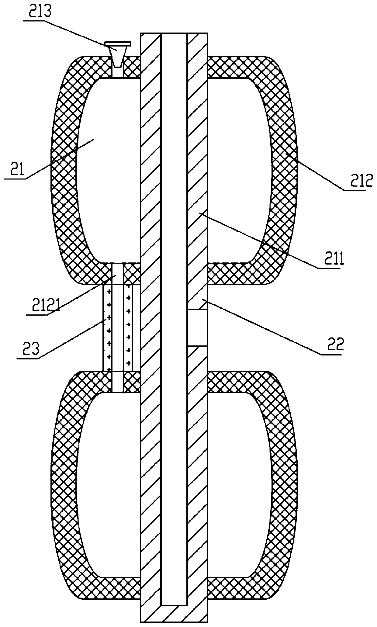 Novel grout supplementing method and device for micro pile