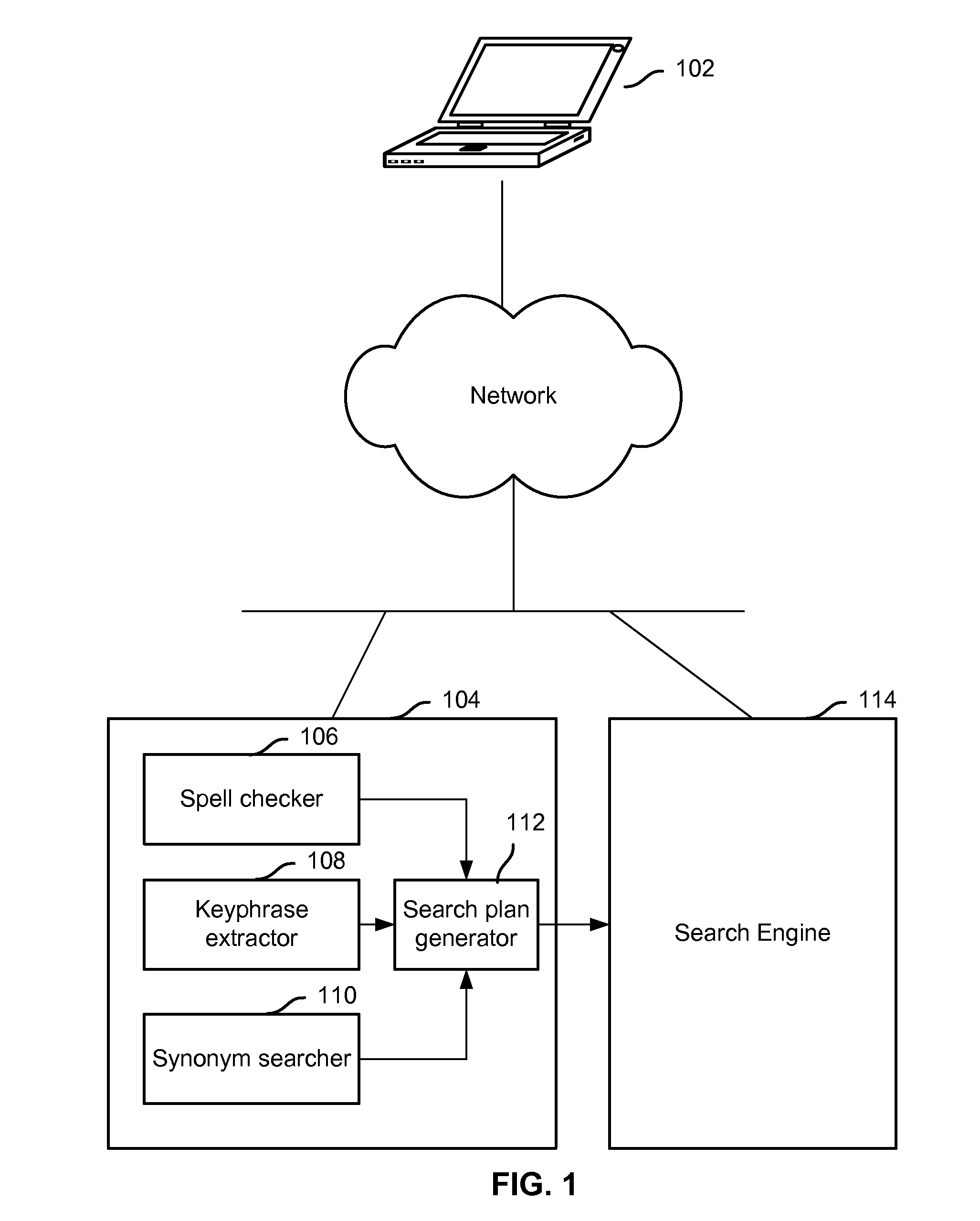 Search query processing