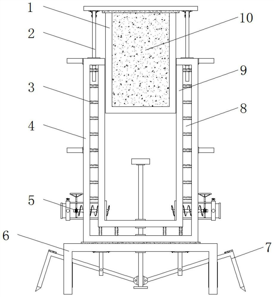 A non-sedimentation sand box for civil engineering