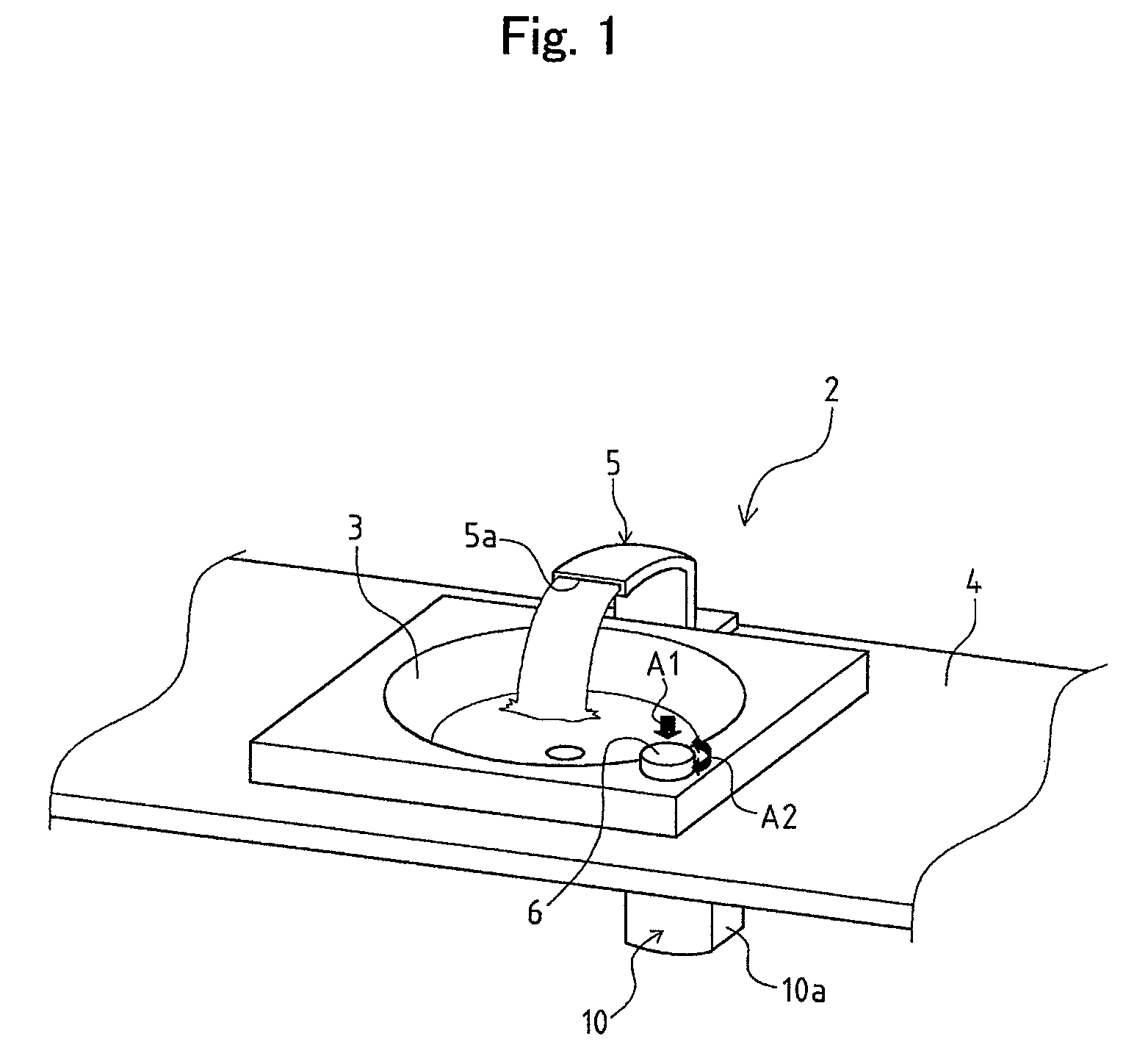 Water-and-hot-water mixing device
