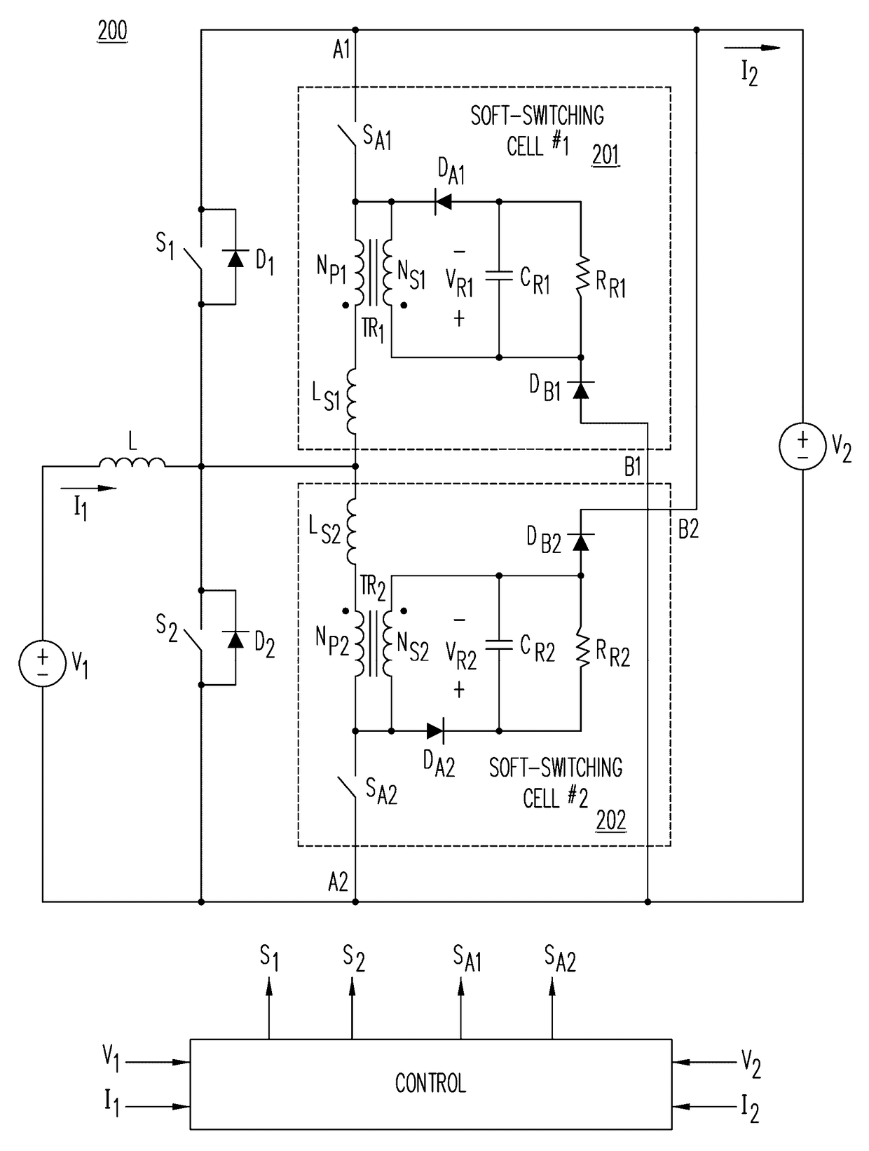 Soft-switched bidirectional buck-boost converters
