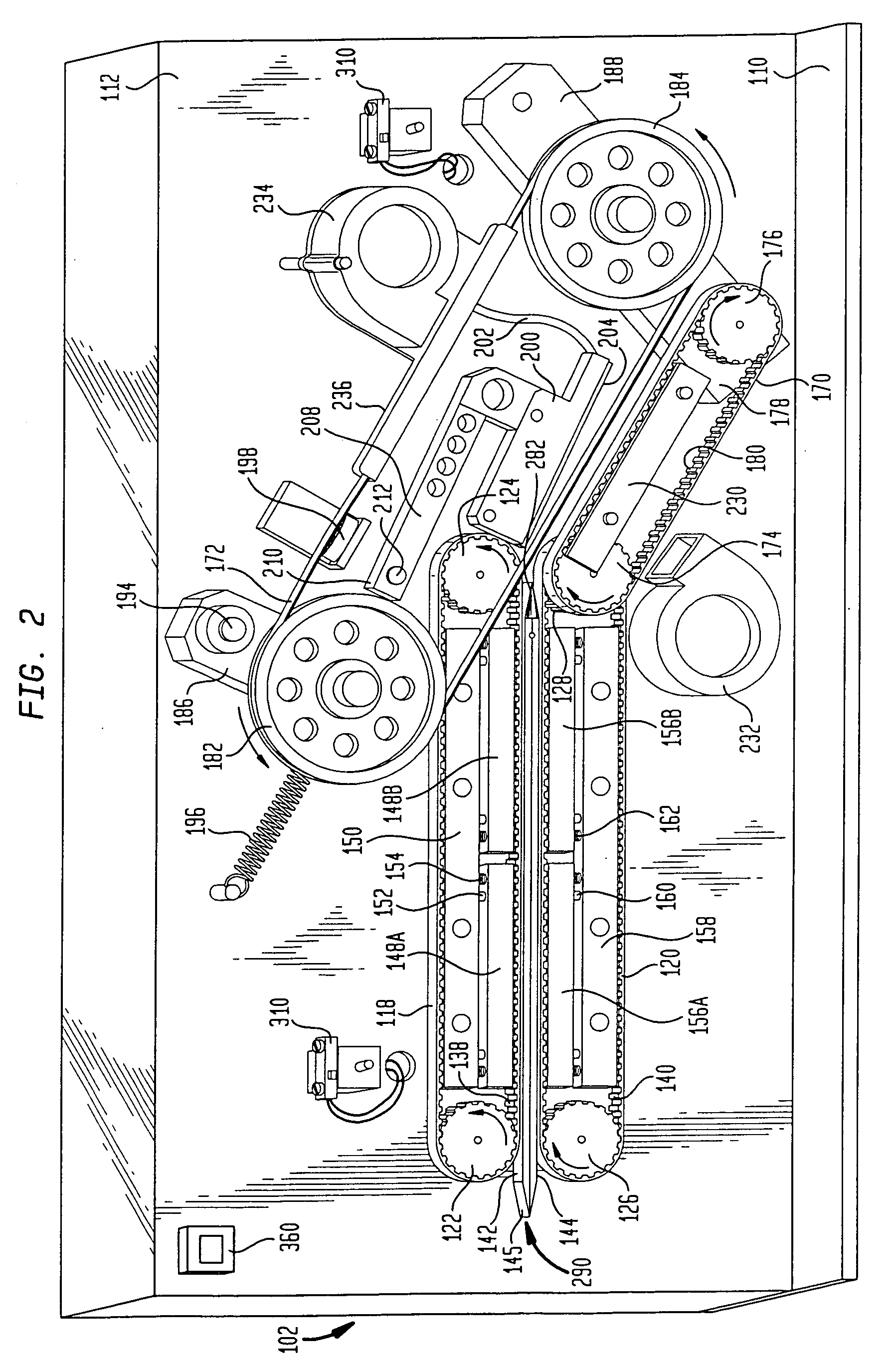Apparatus for forming inflated packaging cushions