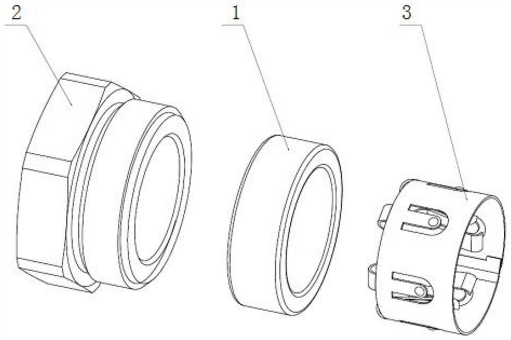 High-voltage shielding cable connector structure of motor controller