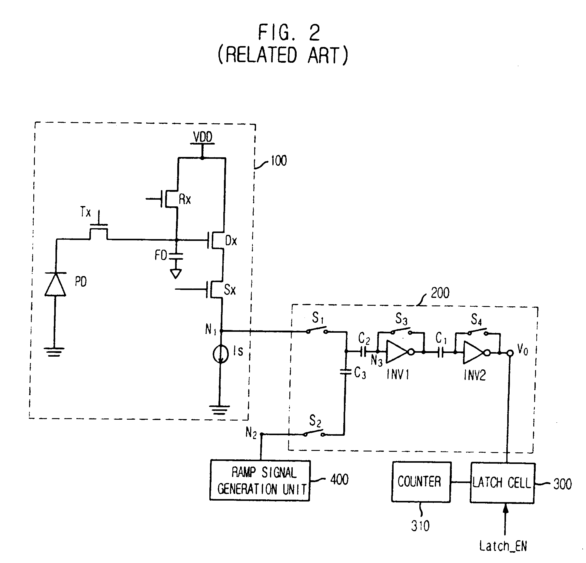 CMOS image sensor capable of performing analog correlated double sampling