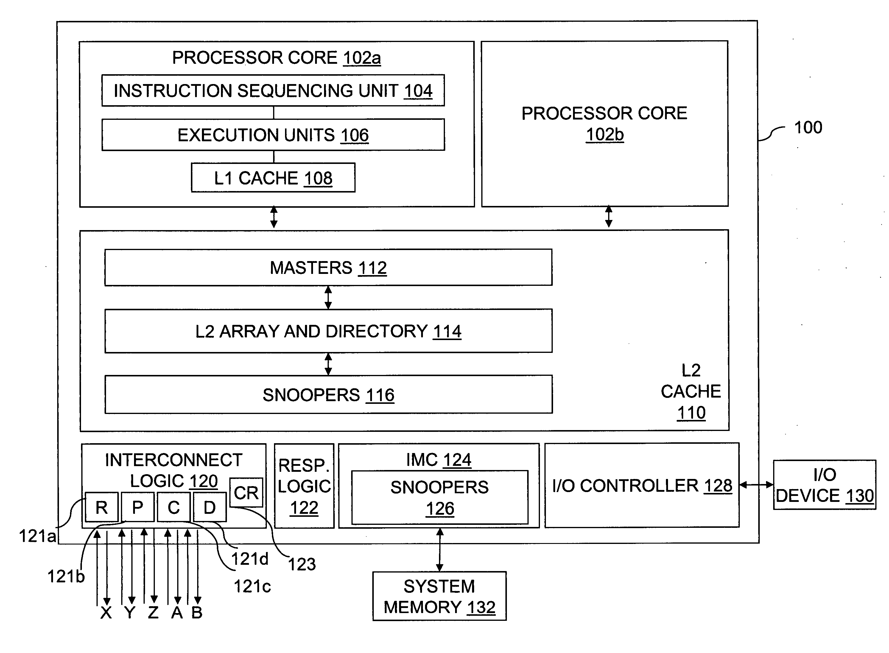 Data processing system, method and interconnect fabric having a partial response rebroadcast