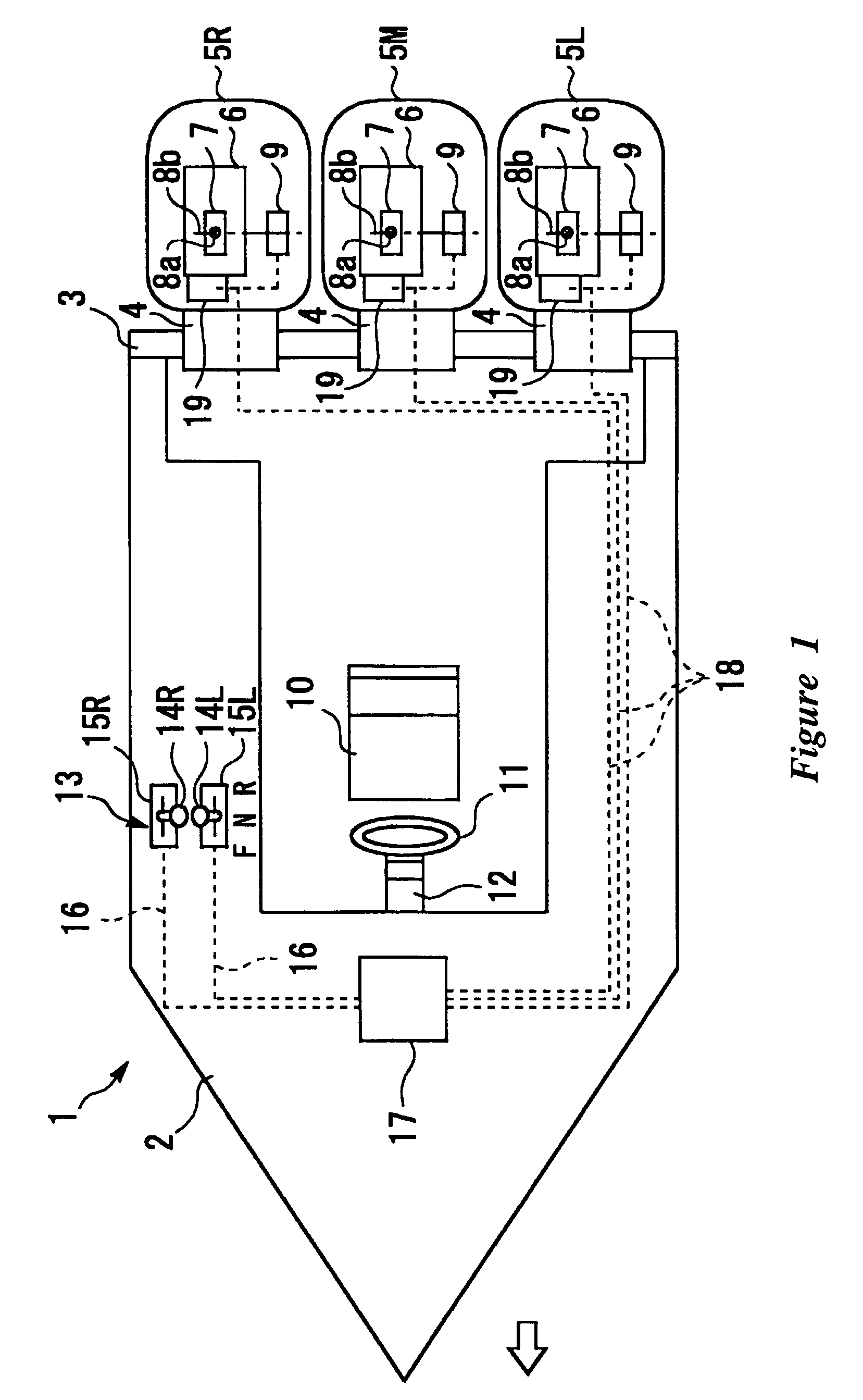 Control device for outboard motors