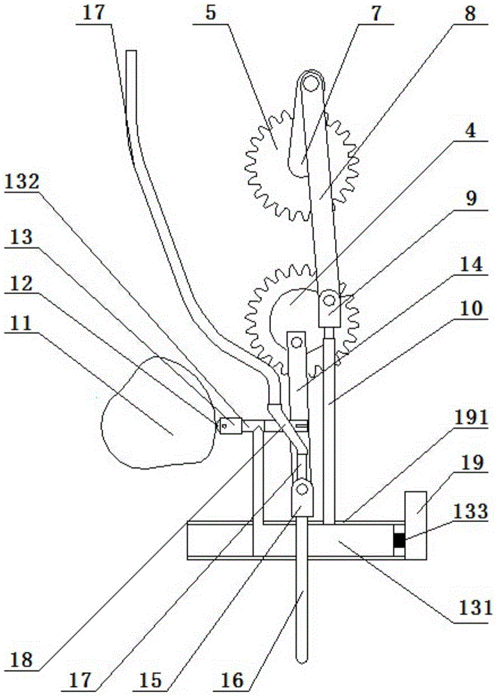 Drilling and sand filling device