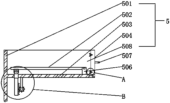 Unloading device for assembly type building installation component