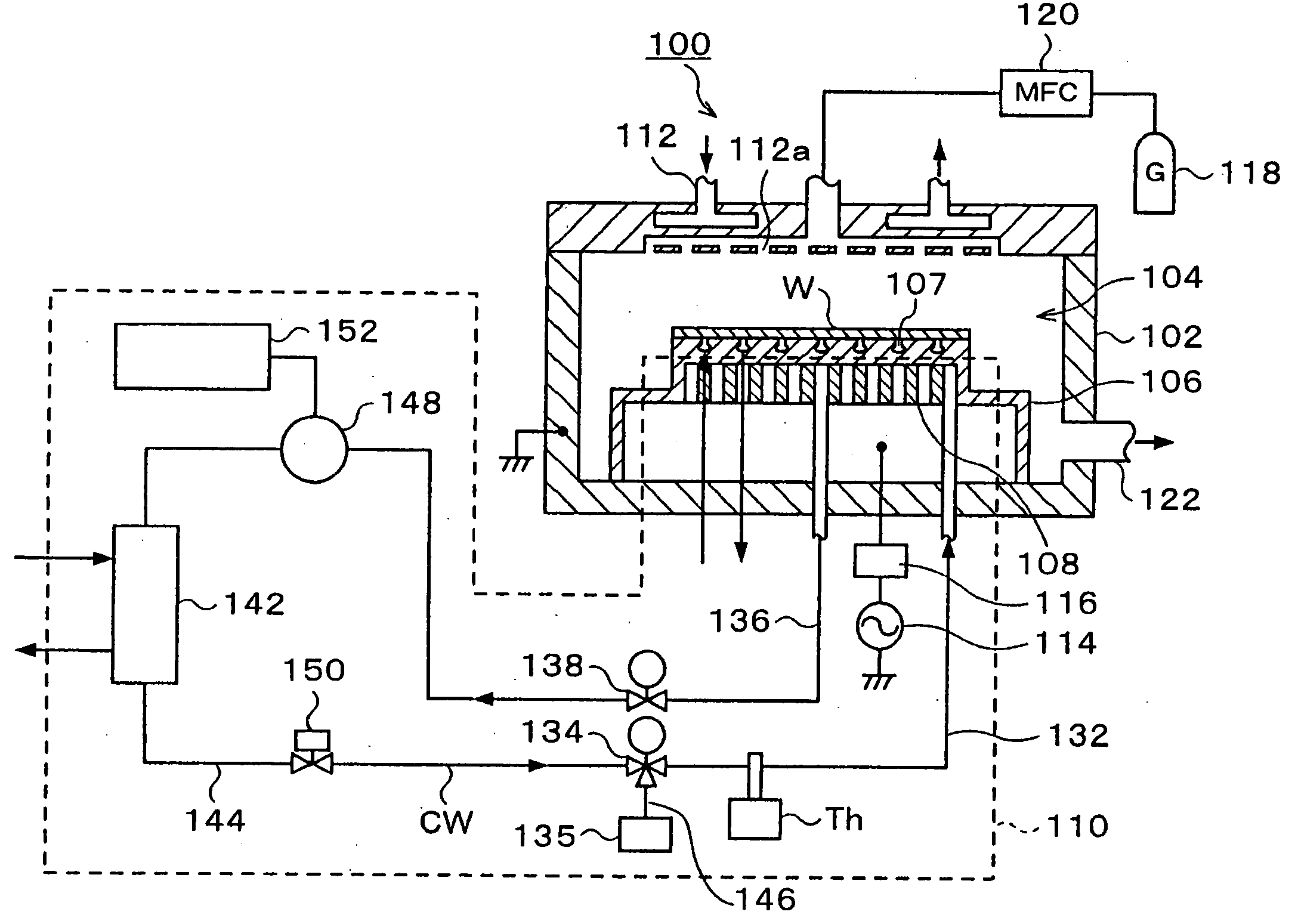 Processing apparatus and processing apparatus maintenance method