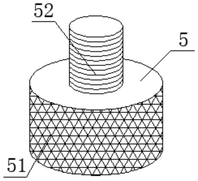 A sewage sedimentation device that facilitates the cleaning of sinking garbage and increases the aeration rate