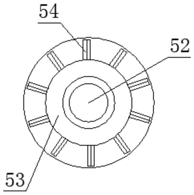 A sewage sedimentation device that facilitates the cleaning of sinking garbage and increases the aeration rate