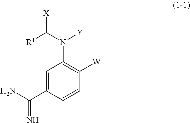 Amidinoaniline derivative