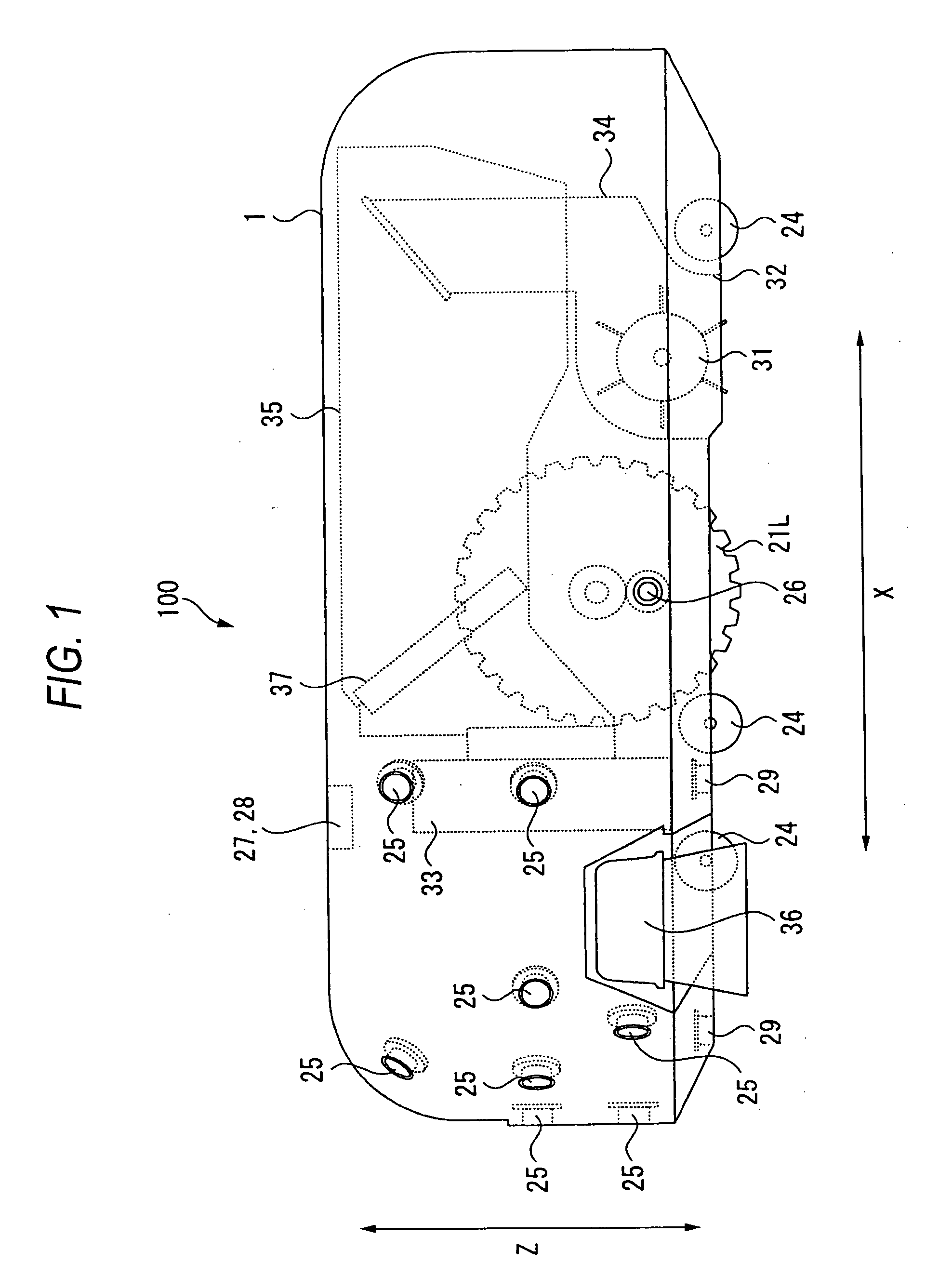 Self-propelled cleaner and suspension mechanism
