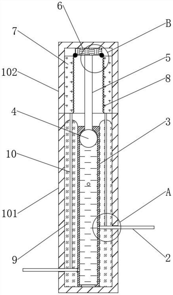 Meat product fresh-keeping rod and use method thereof