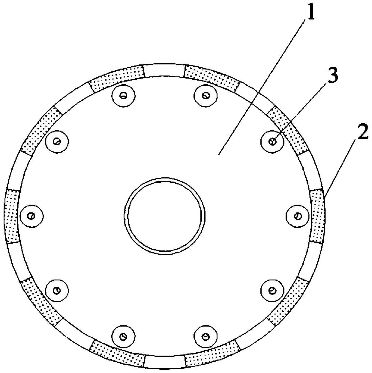 Independent jet flow internal cooling grinding wheel