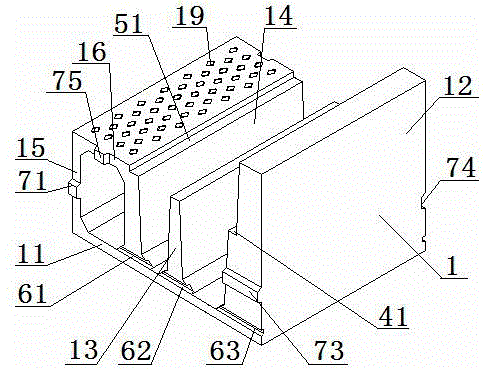 Assembly type cement prefabricated double-layer cable trench and manufacturing method thereof