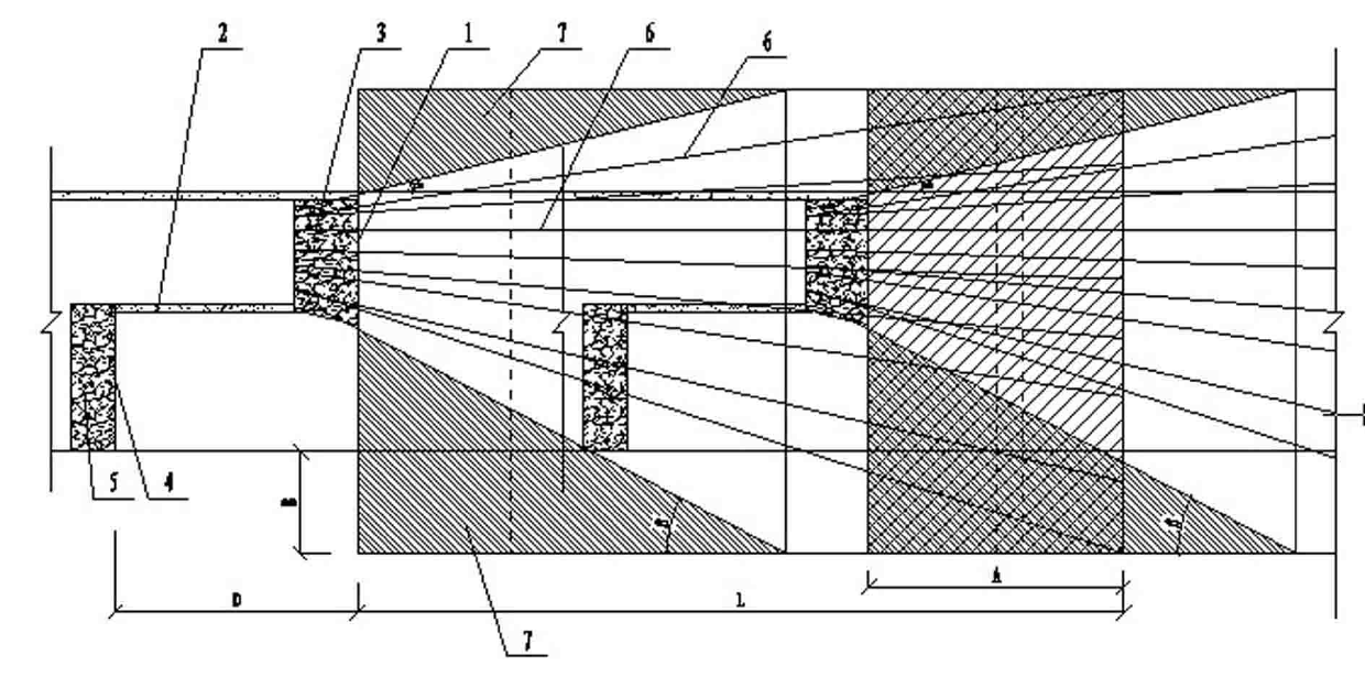 Method for constructing tunnel by finishing full section curtain grouting from upper-half section