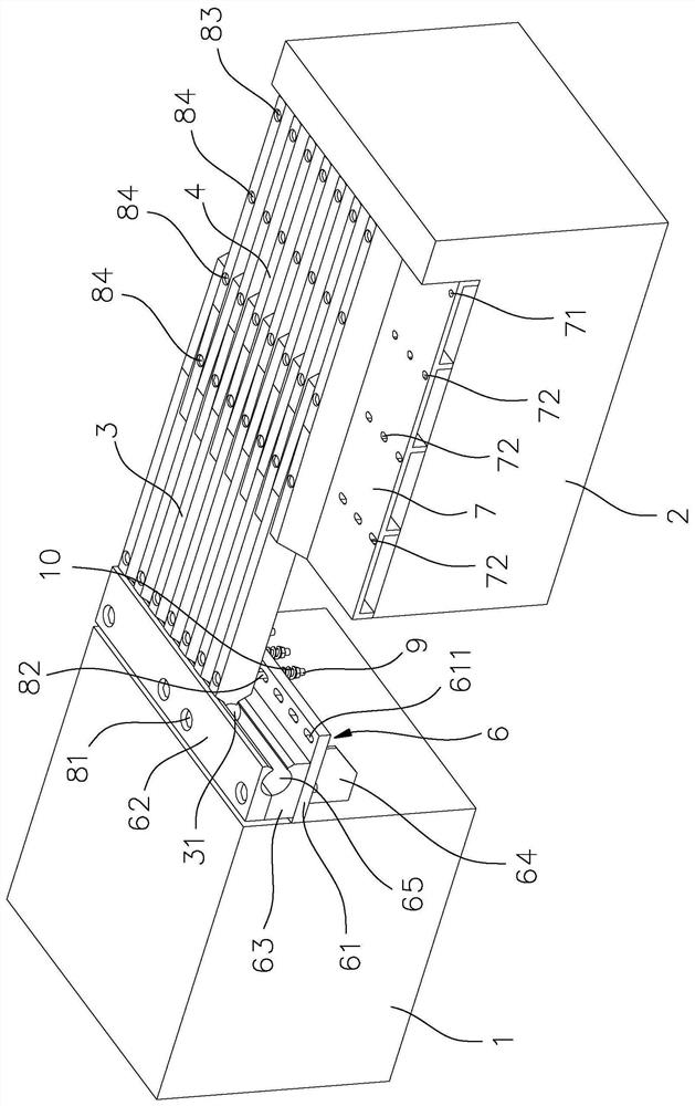 Telescopic device for preventing suspension bridge from shaking