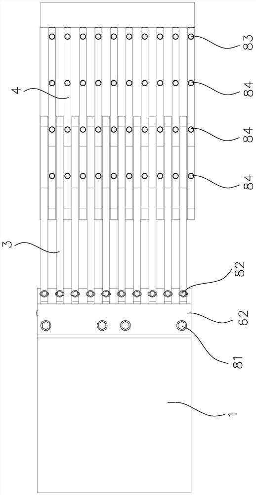 Telescopic device for preventing suspension bridge from shaking