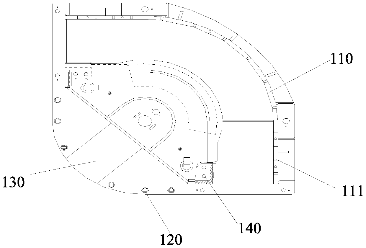 Right-angle turning scraper conveyor and rotary disc mechanism thereof