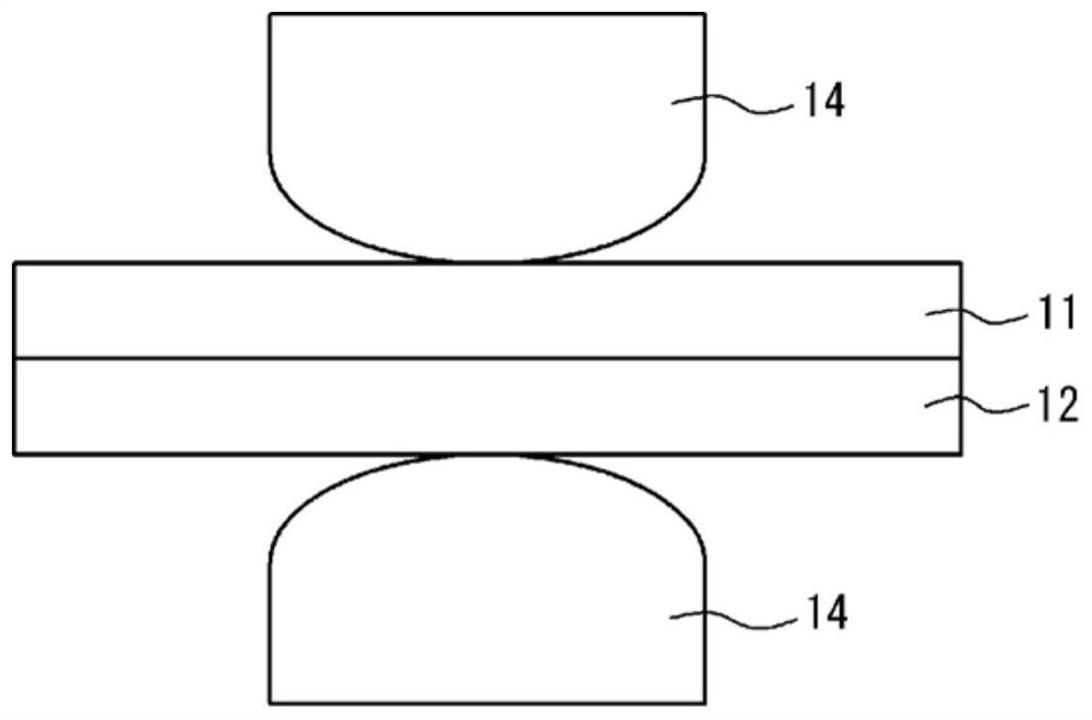 Resistance spot welding method and method of manufacturing welded member