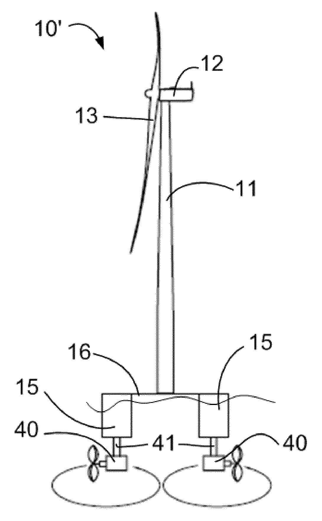 Method for reducing oscillations in offshore wind turbines