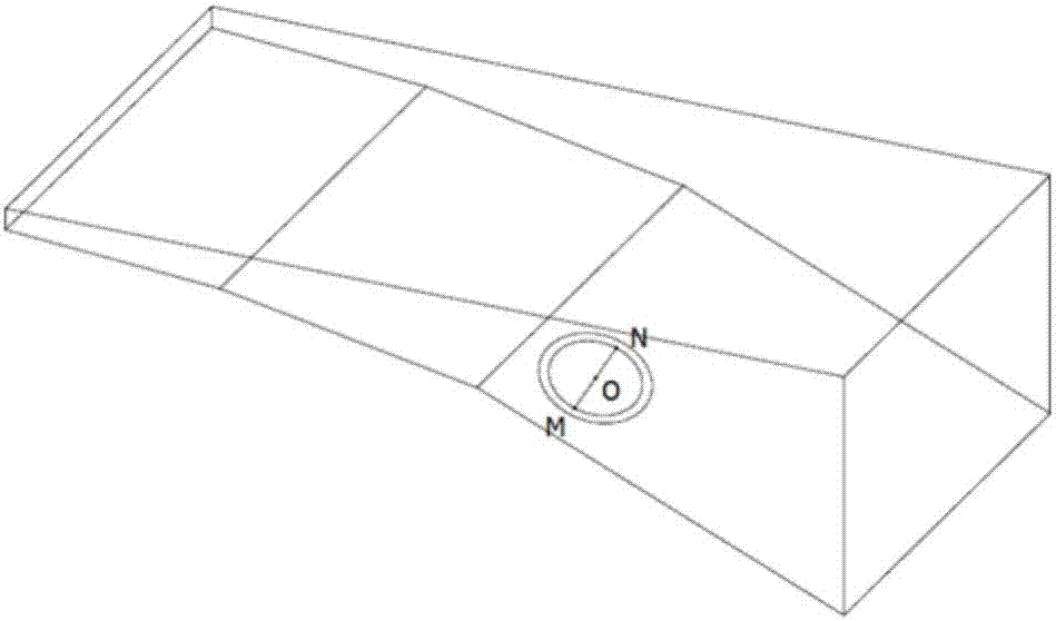 Construction positioning method for cable duct at spatial beam end of full framing