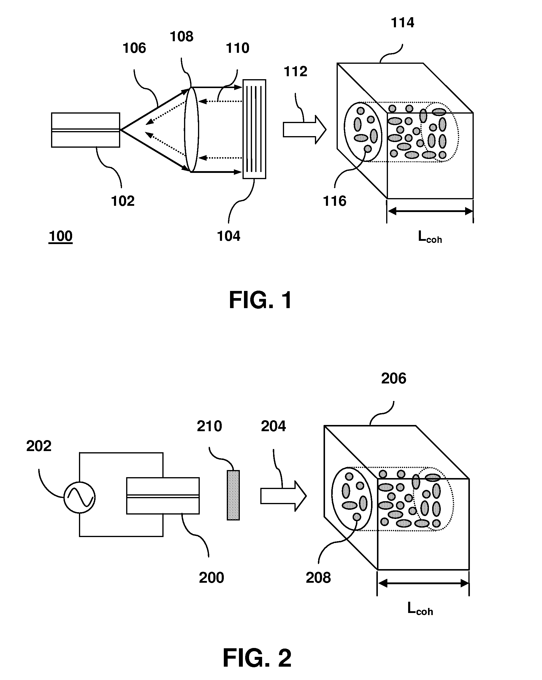 Laser therapy apparatus with controlled optical coherence