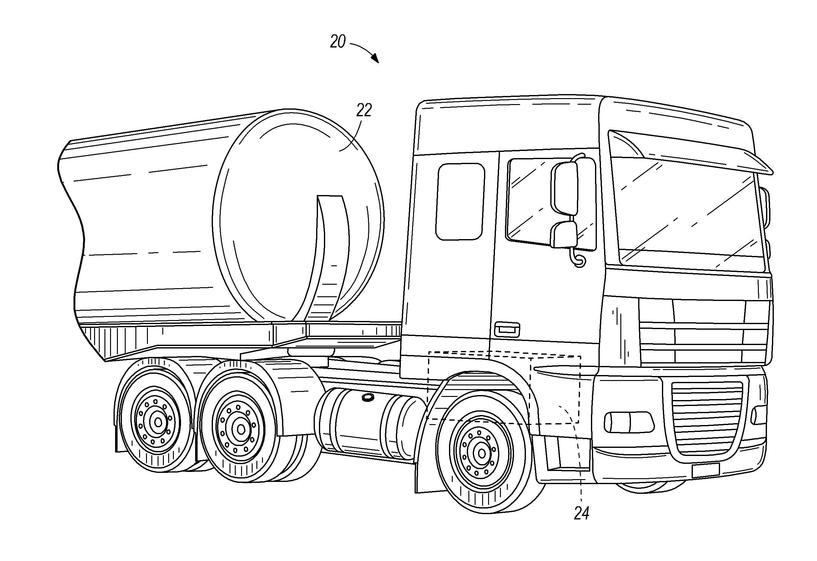 Modular discharge silencer for vehicle-mounted compressor