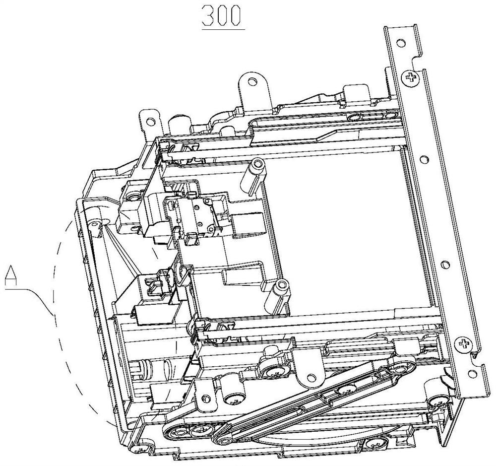 Pre-cleaning structure of washing machine and washing machine