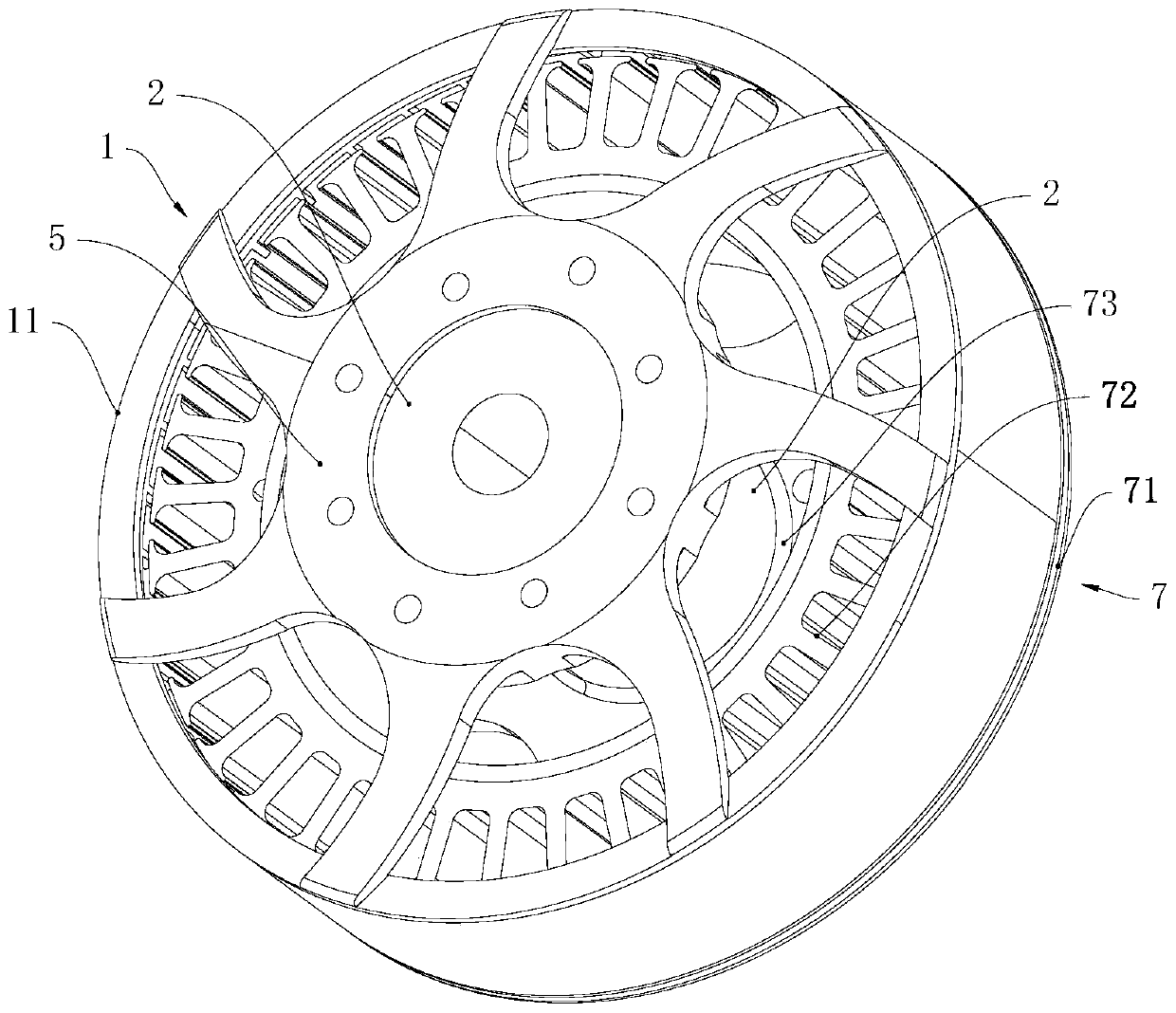 Brushless motor and unmanned aerial vehicle