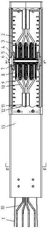 Busbar mounting method without switching structure