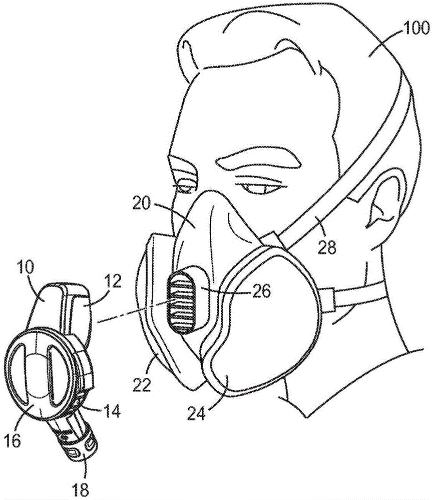 Powered exhaust apparatus for a personal protection respiratory device