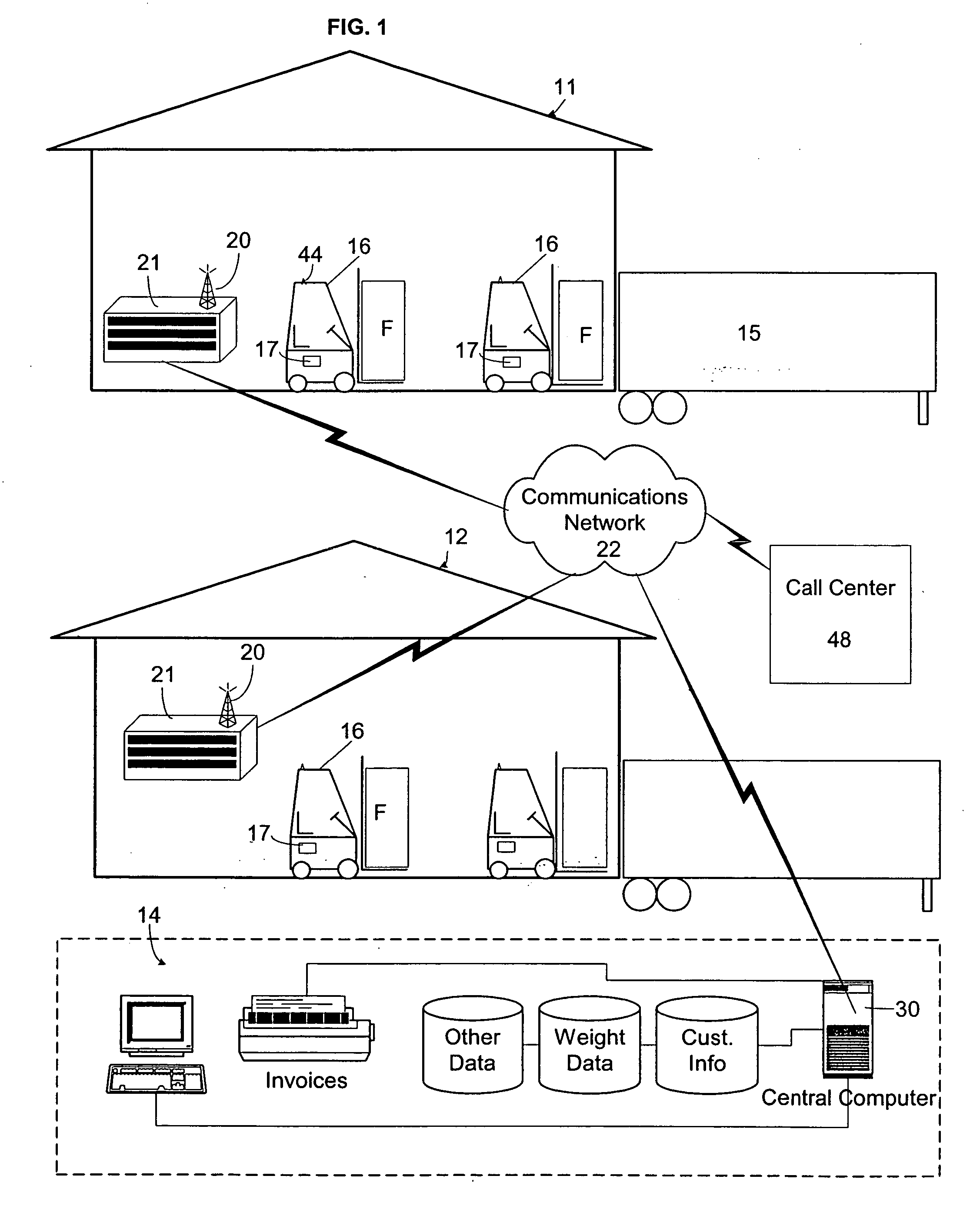 System and method for weighing and tracking freight