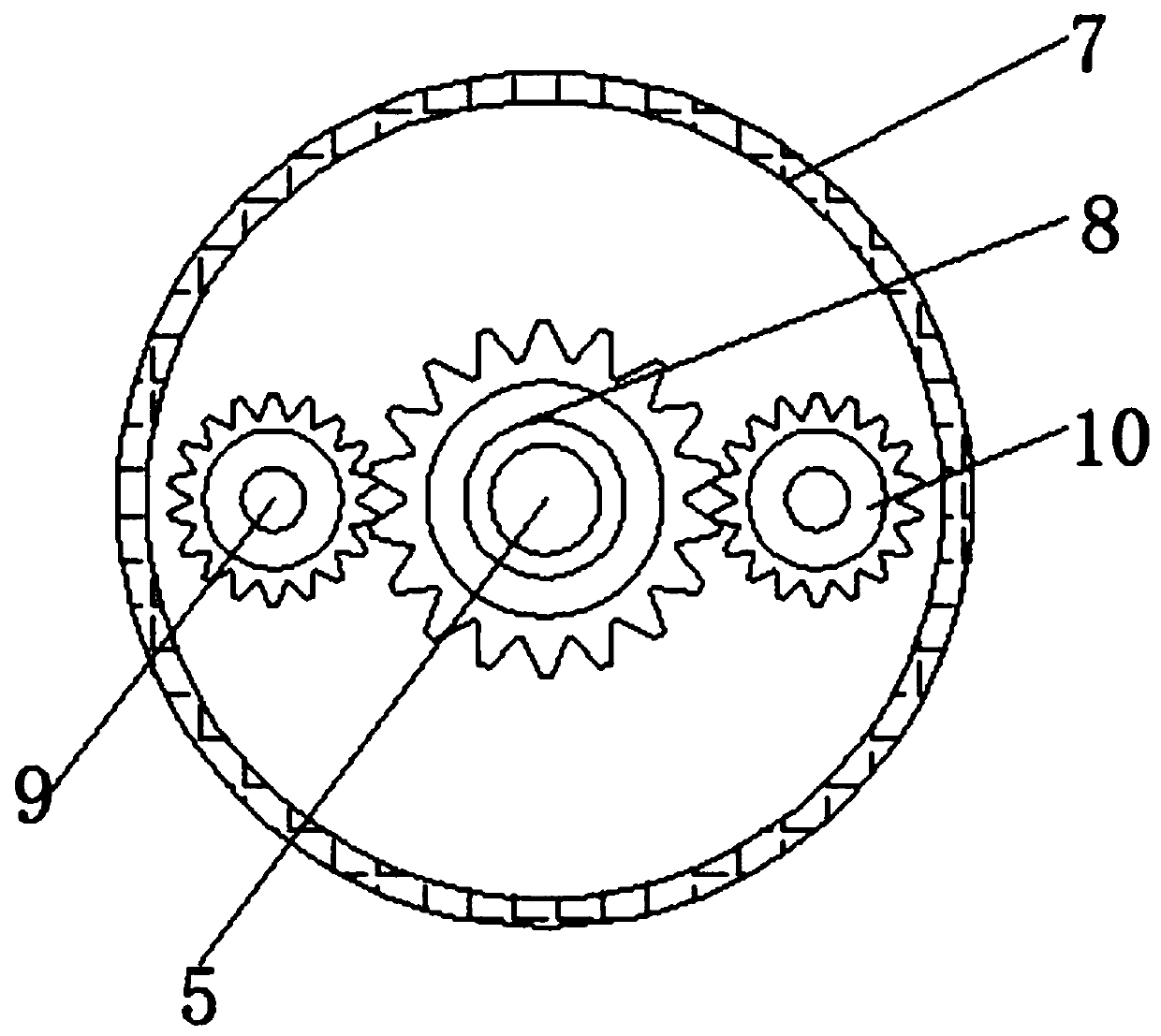 Cement stirring device used for construction engineering and convenient to move