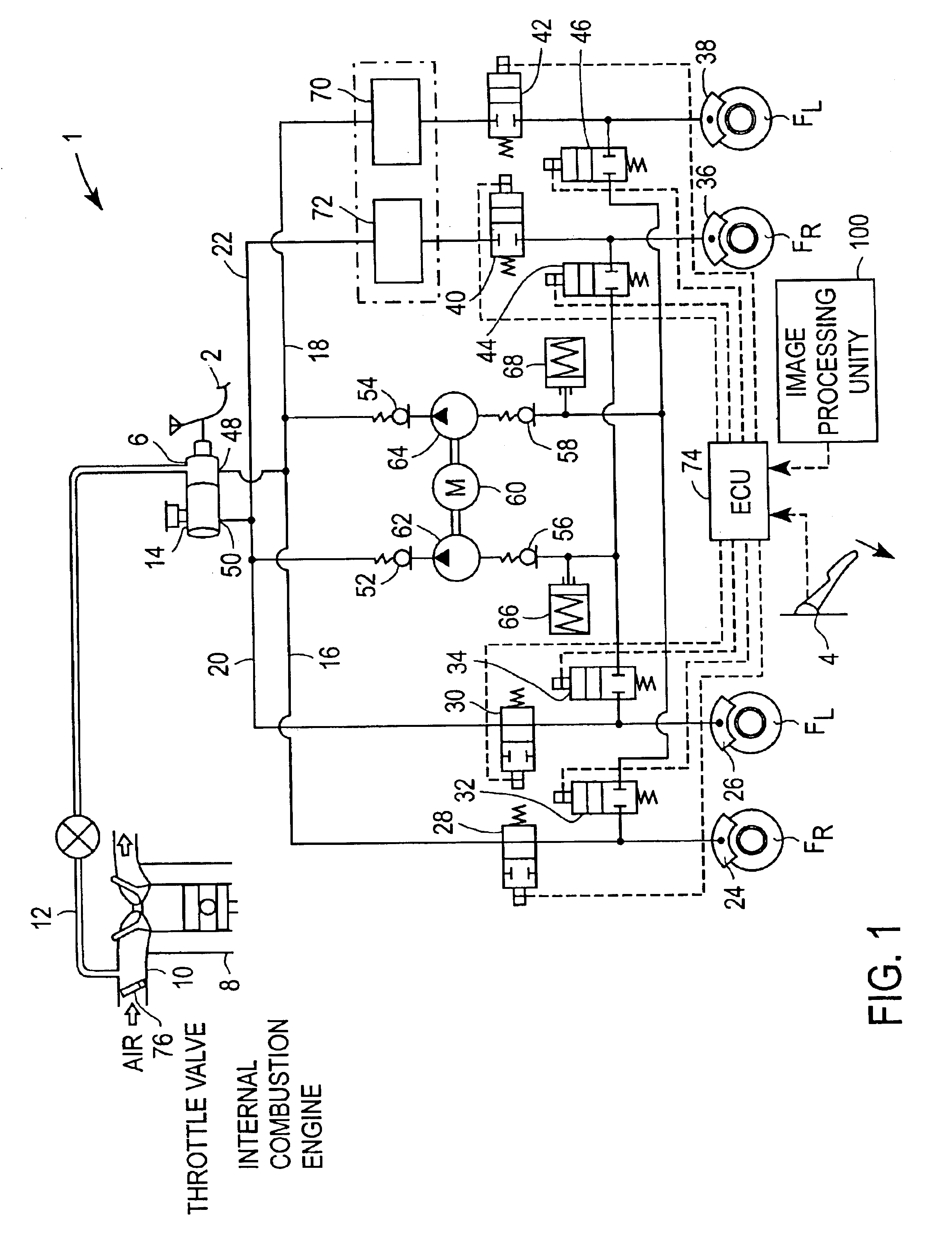 Vehicle control system, program and method