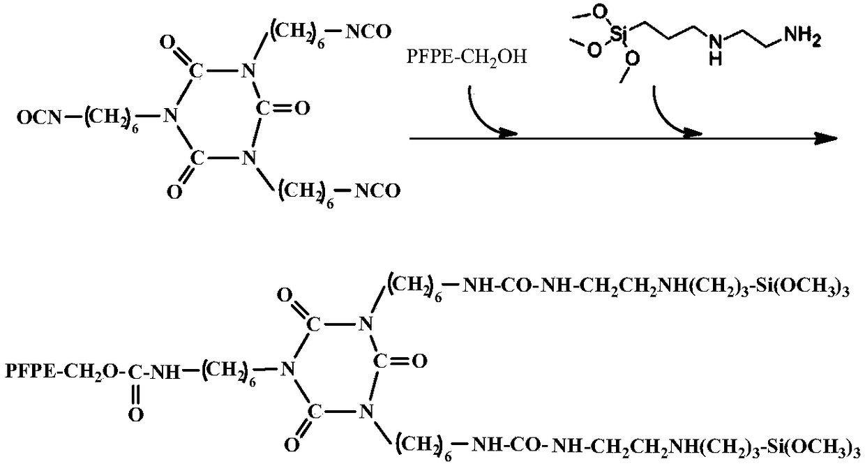 A kind of perfluoropolyether alkoxysilane compound and its synthesis method