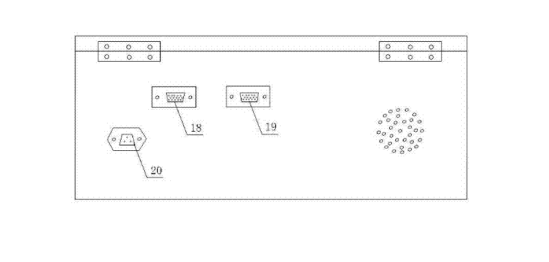 Automatic testing system of production line of vehicle information terminal and testing method of system
