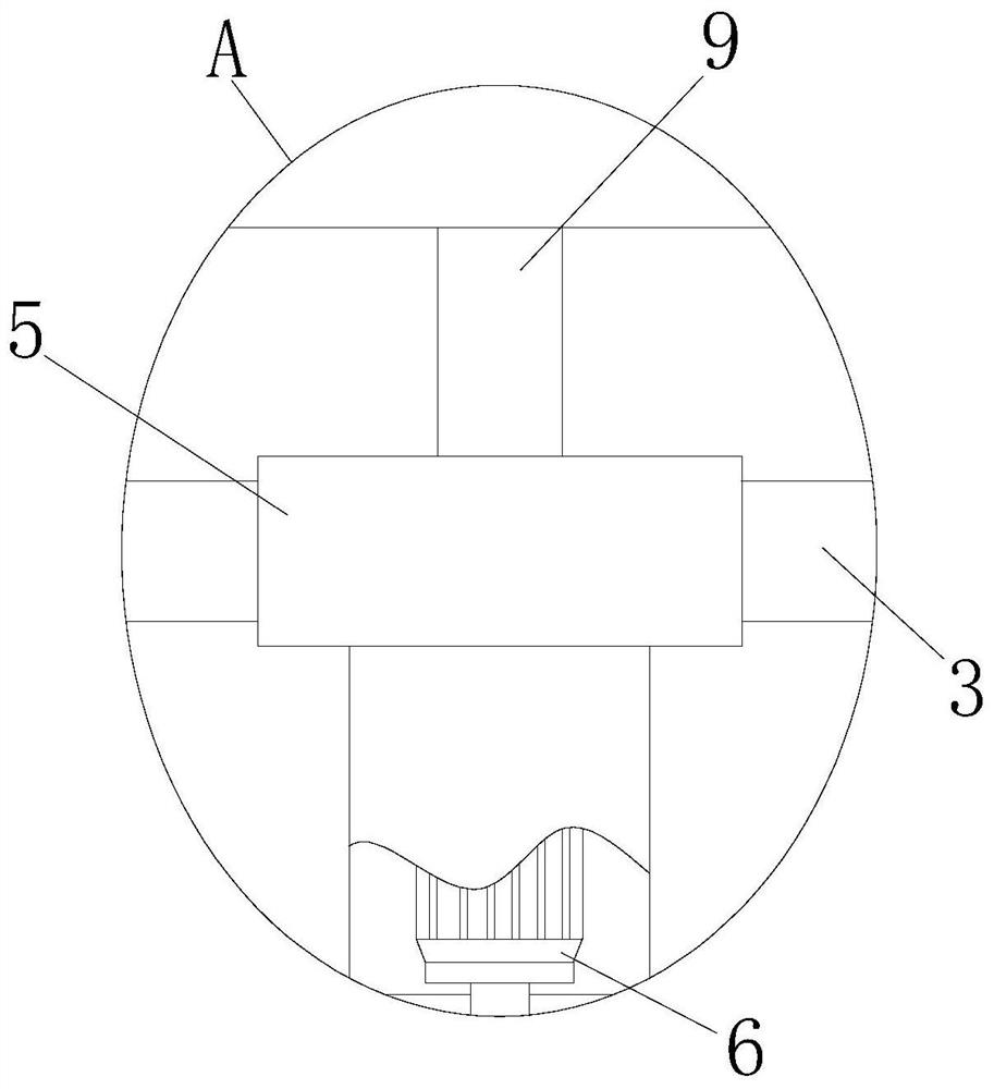 Semiconductor wafer thinning device with dust treatment function