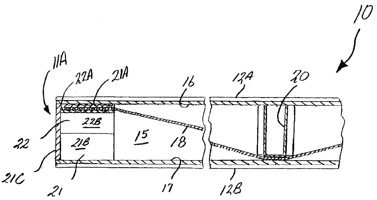 Structural member with strength-reinforcing steel strap