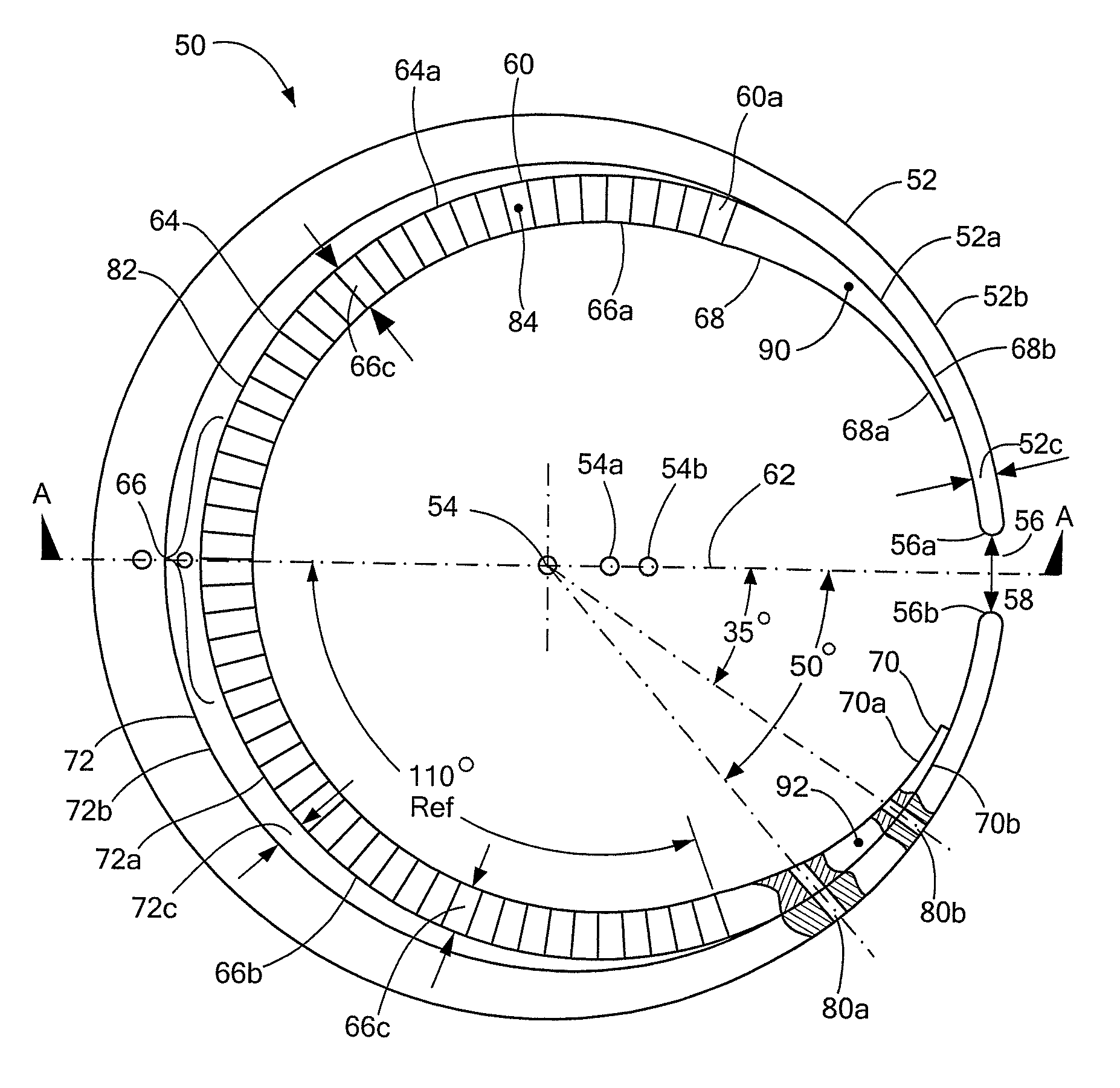 Slotted cylinder acoustic transducer