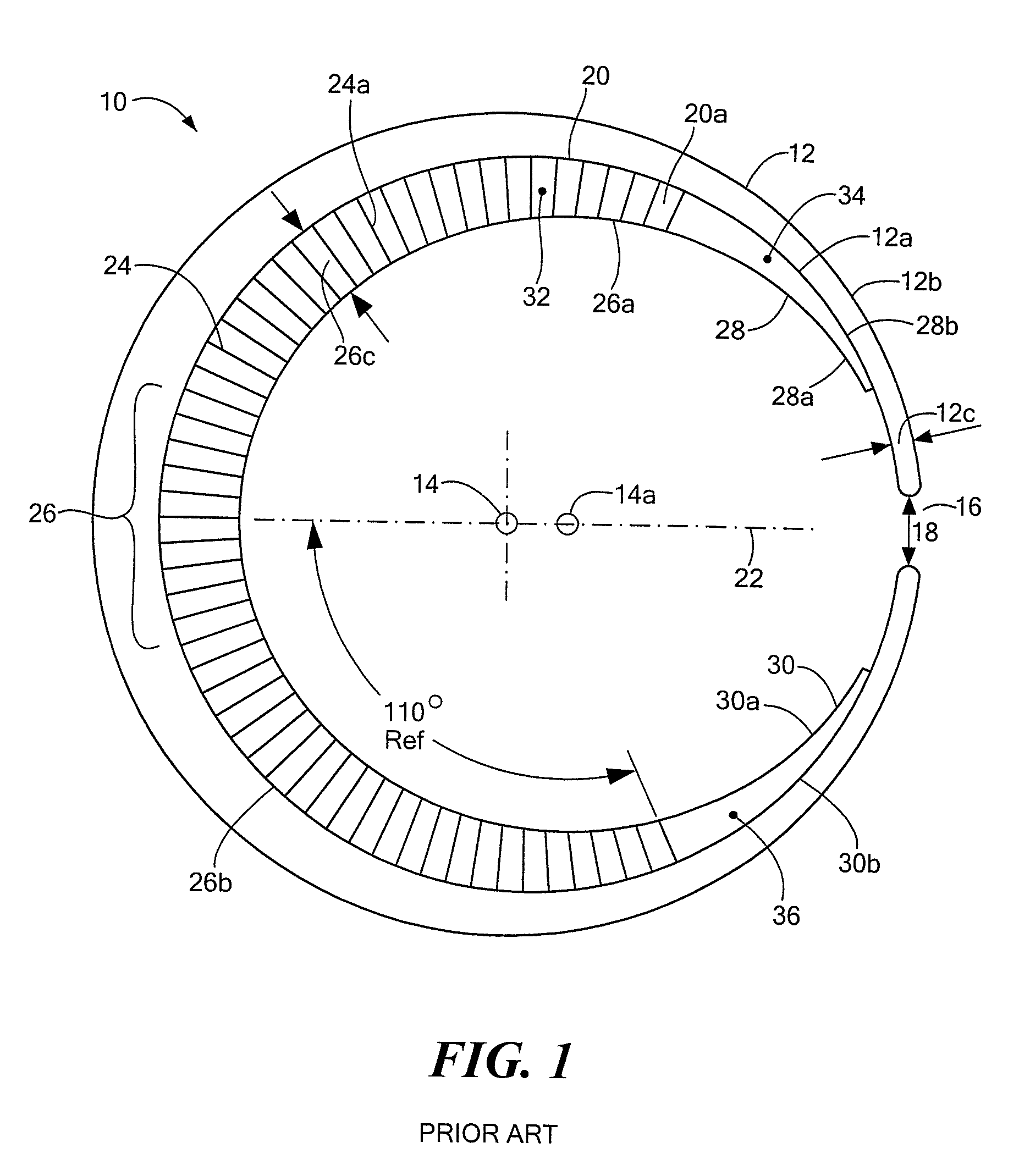 Slotted cylinder acoustic transducer