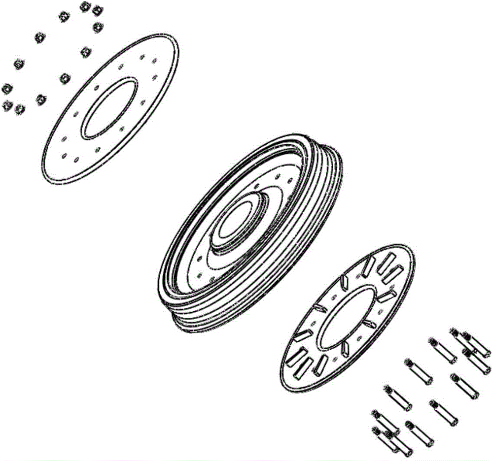 Noise-reduction train wheel