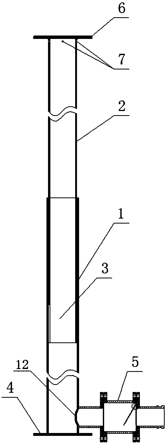 High-strength concrete-filled steel tube strut for coal mining and use method of strut