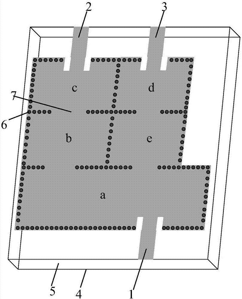 Rectangular substrate integrated waveguide sharing cavity-based duplexer
