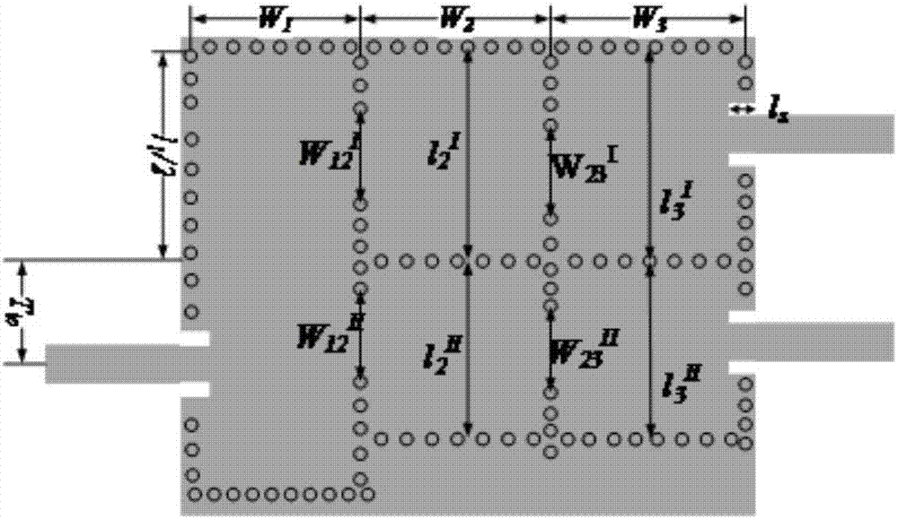 Rectangular substrate integrated waveguide sharing cavity-based duplexer