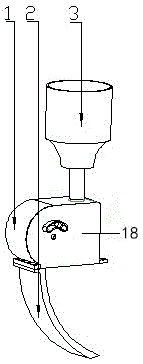 Suction wheel type broad-width precious speed distribution apparatus